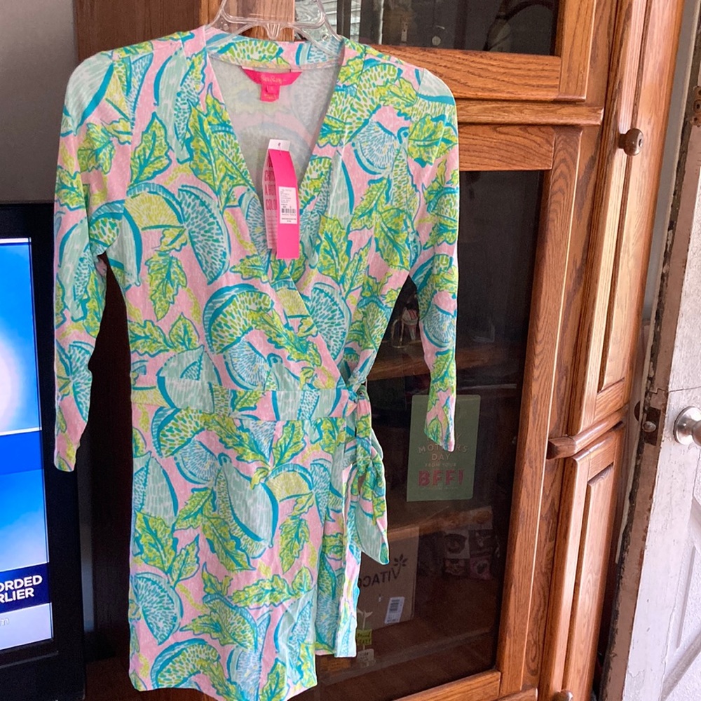 Lilly Pulitzer Karlie Wrap Romper small